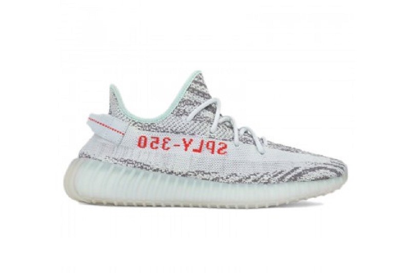 Adidas Yeezy Boost 350 V2 "Blue Tint" Grey Three High Res Red (B37571) Online Sale - Click Image to Close